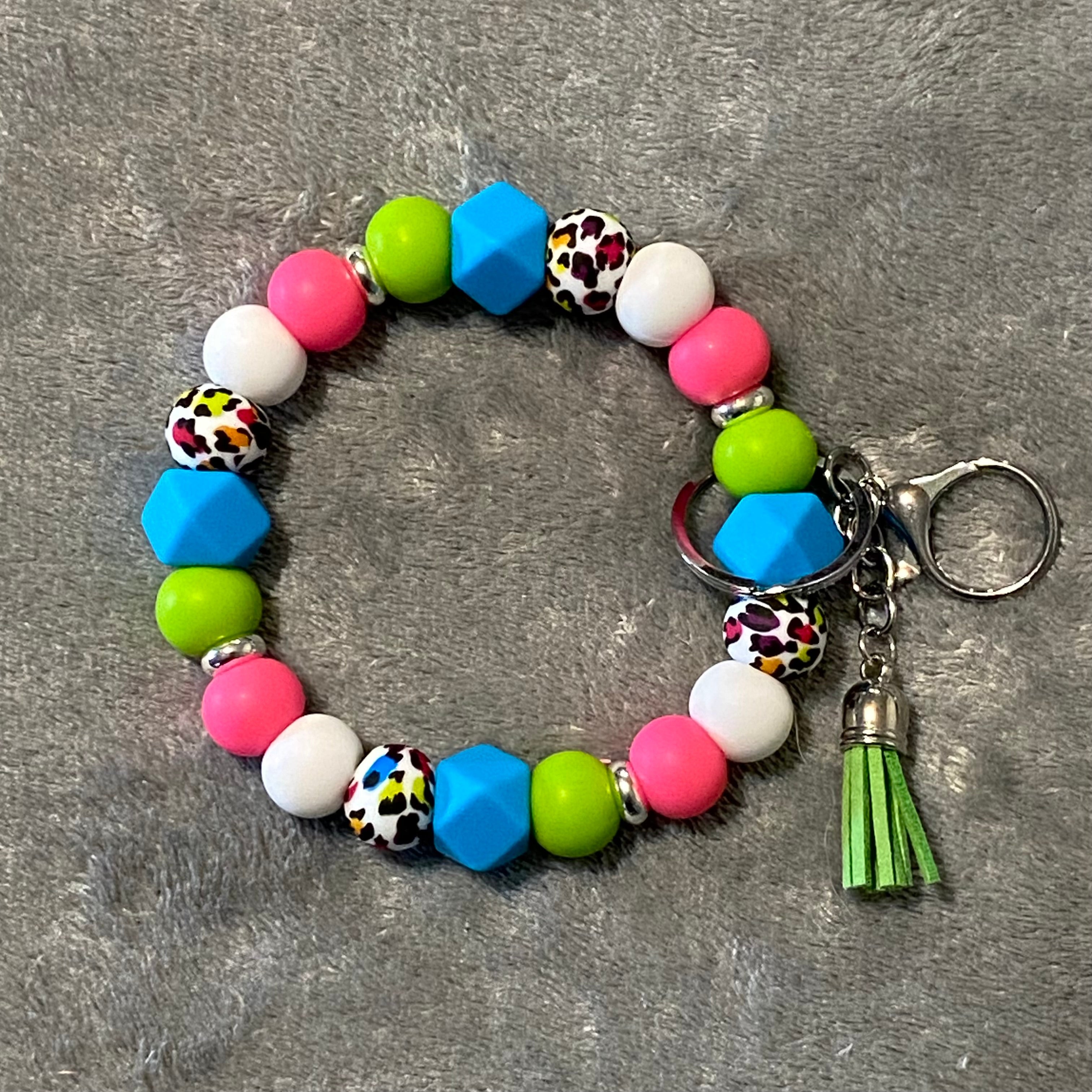 Beaded Wristlet Keychains