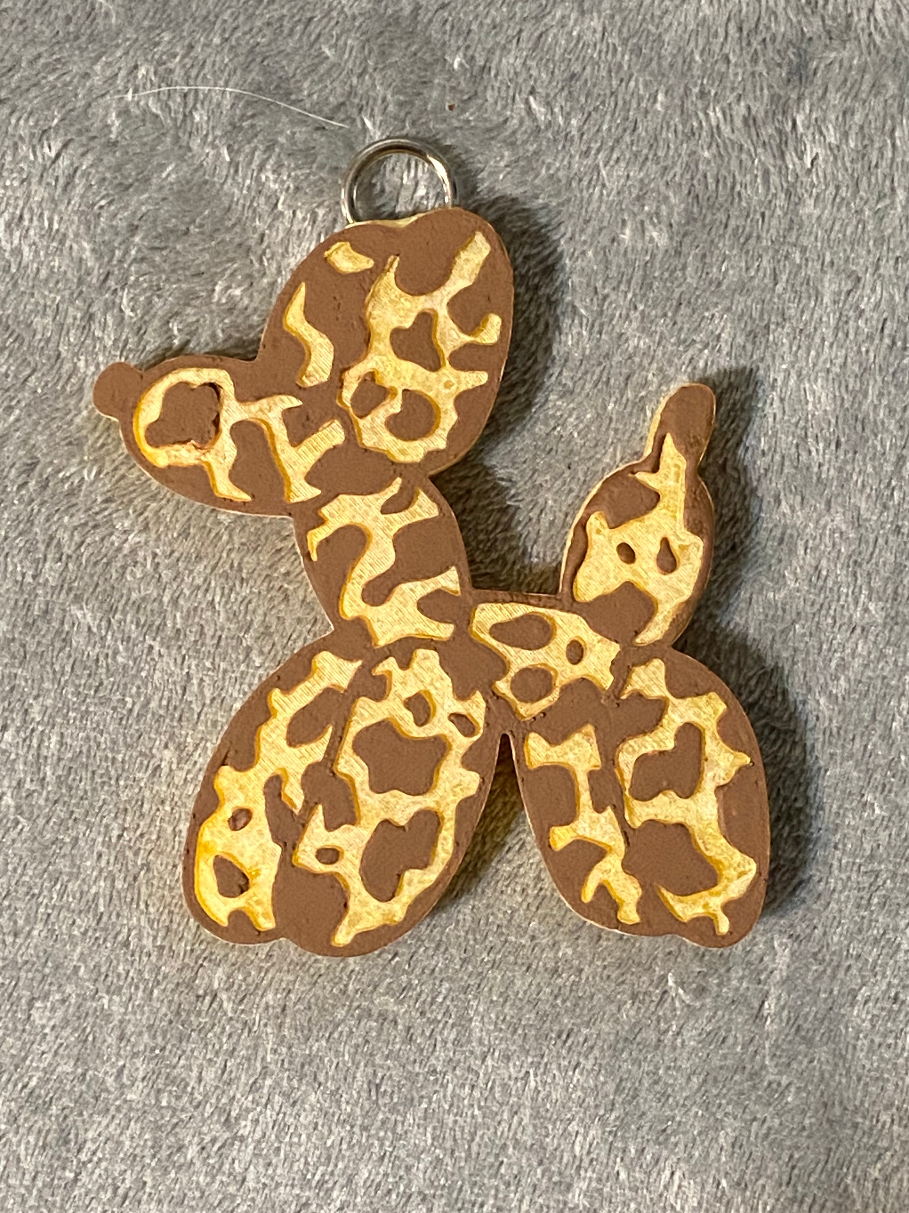 Balloon Dog with Cowprint