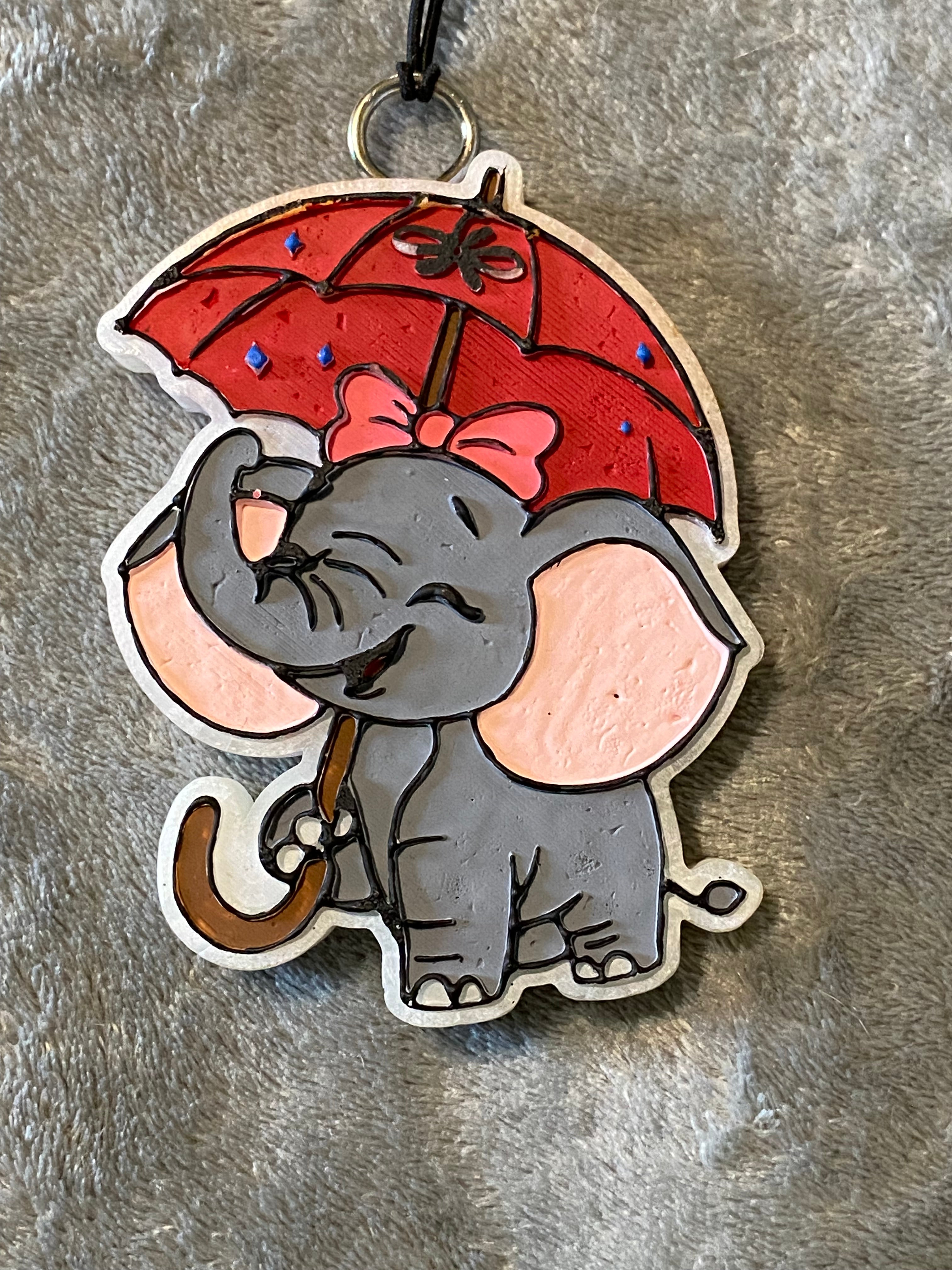 Elephant with Umbrella